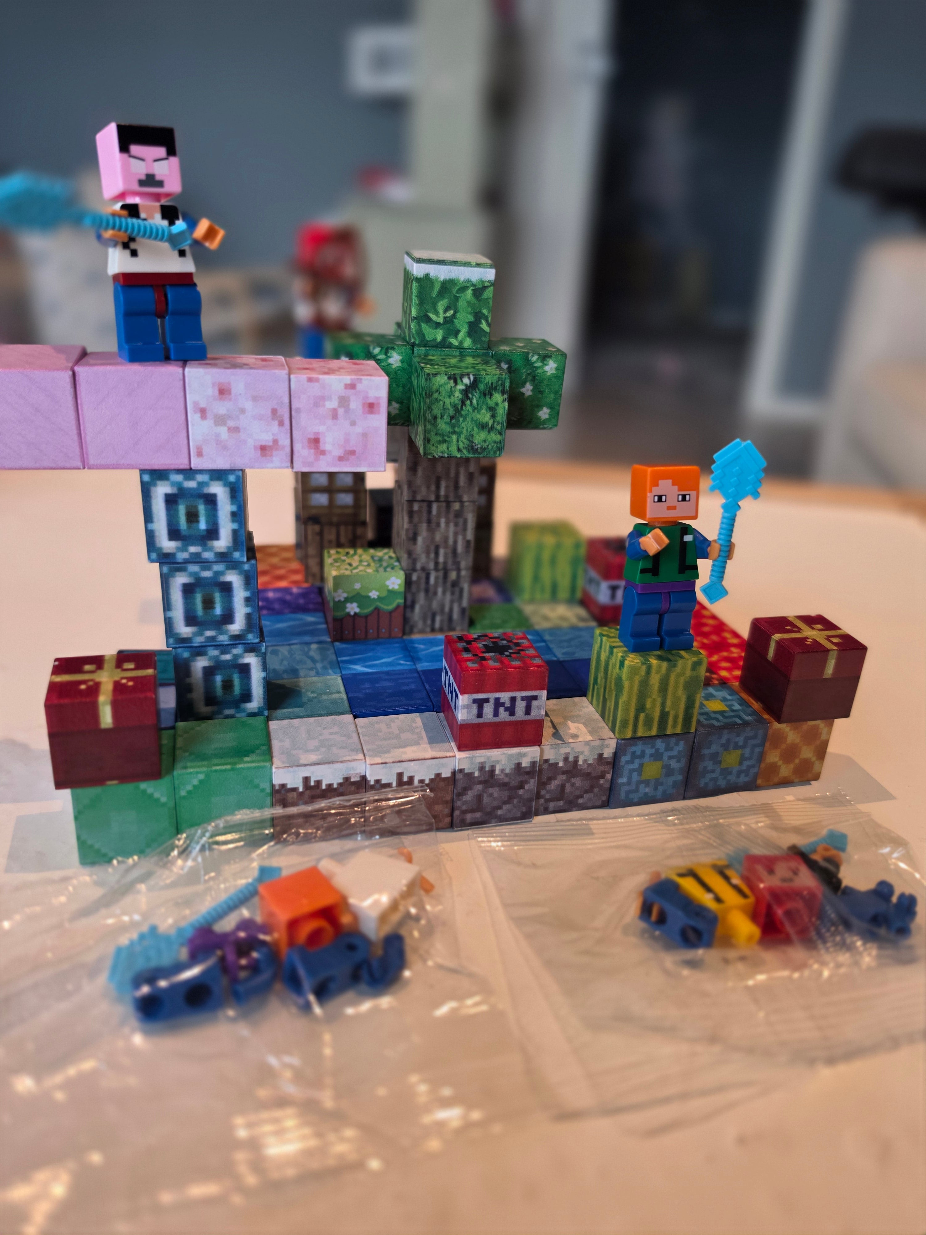 Magnetisk byggesett med figurer - Gavepakke